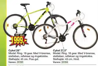 Harald Nyborg Cykel 26'' el. 27,5'' tilbud