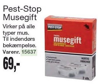 Harald Nyborg Pest-stop musegift tilbud
