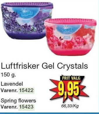 Harald Nyborg Luftfrisker gel crystals tilbud