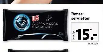 Lidl W5 renseservietter tilbud