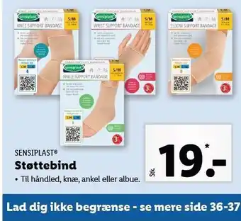 Lidl Sensiplast støttebind tilbud