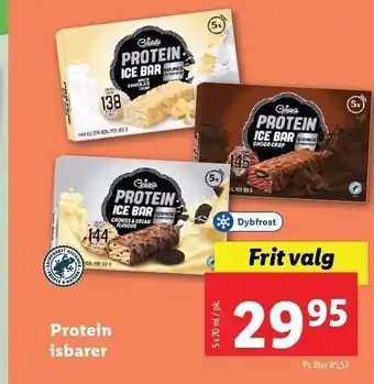 Lidl Protein isbarer tilbud