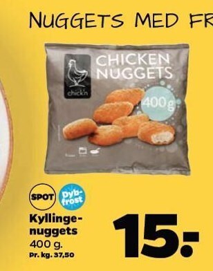Netto Kyllingenuggets tilbud