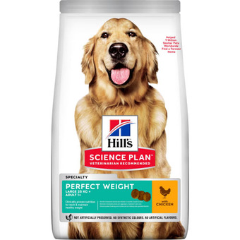 Land & Fritid Hill's science plan adult perfect weight large breed, kylling 12 kg tilbud