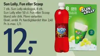 Føtex Sun lolly is frys selv tilbud