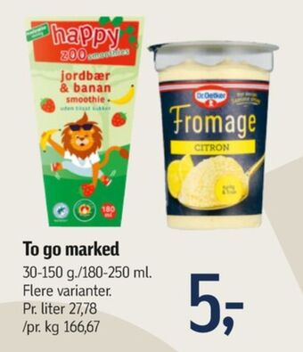 Føtex Dr oetker fromage citron tilbud