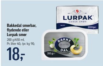 Føtex Bakkedal smørbar tilbud