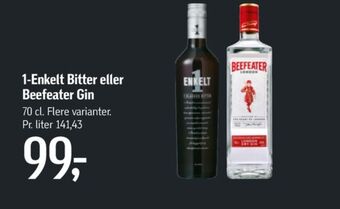 Føtex London dry gin tilbud