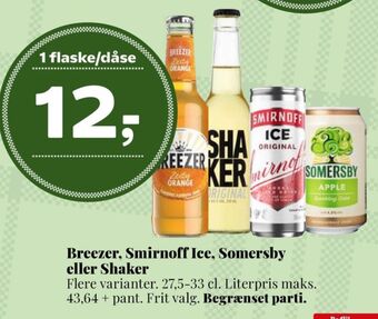Dagli'Brugsen Smirnoff ice rtd tilbud