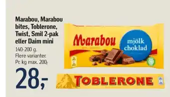 Føtex Toblerone chokolade original tilbud