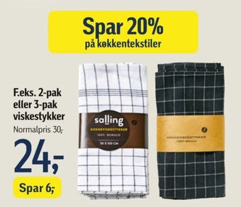 Føtex Salling viskestykke tilbud