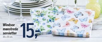 Føtex Windsor servietter tilbud