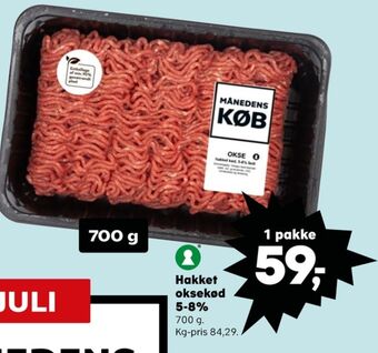Kvickly Ukendt hakket oksekød tilbud