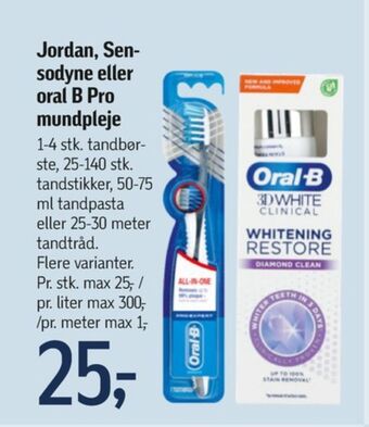 Føtex Jordan tandbørste tilbud