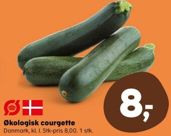 Kvickly Ukendt courgetter tilbud