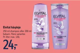 Føtex Elvital shampoo tilbud