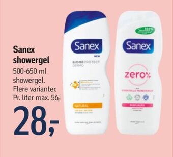 Føtex Sanex bodyshampoo tilbud