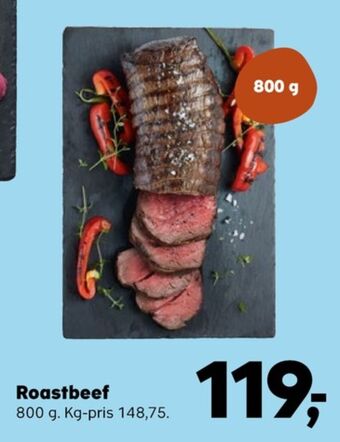 Kvickly Ukendt roastbeef tilbud
