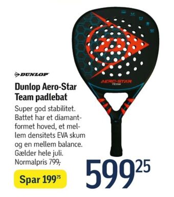 Føtex Dunlop padelbat tilbud