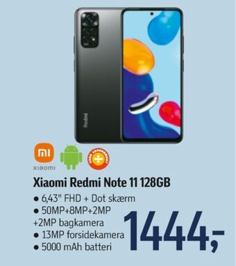 Føtex Redmi note 11 mobiltelefon tilbud