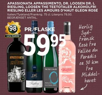 MENY Ukendt italiensk rødvin tilbud