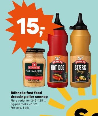 Kvickly Bähncke ketchup tilbud