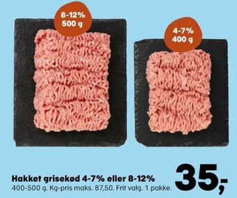 SuperBrugsen Ukendt hakket grisekød tilbud