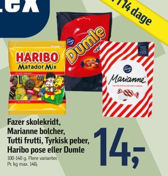 Føtex Matador mix slikposer tilbud