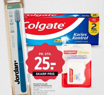 MENY Colgate tandpasta tilbud