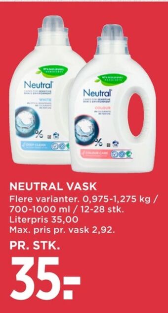 MENY Neutral vaskemiddel-tabs tilbud