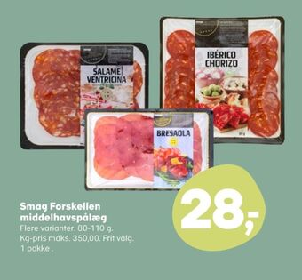 SuperBrugsen Smag forskellen salame ventricina tilbud
