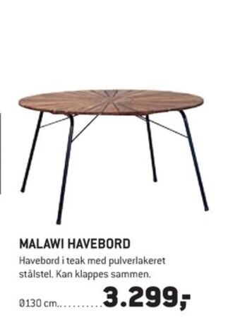 XL-BYG Outrium havebord tilbud