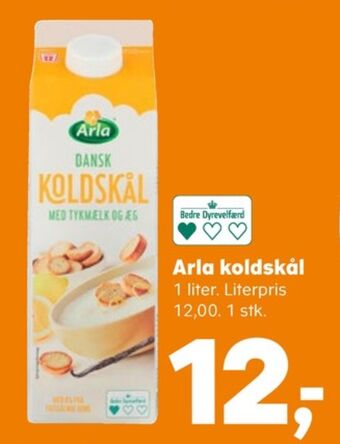 SuperBrugsen Arla koldskål tykmælk & æg tilbud