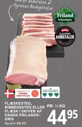 MENY Friland frilandsgris flæskesteg tilbud