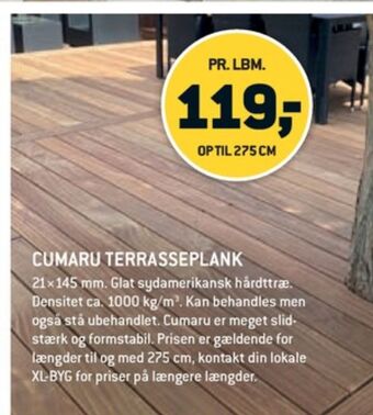 XL-BYG Ukendt terrassebrædder tilbud
