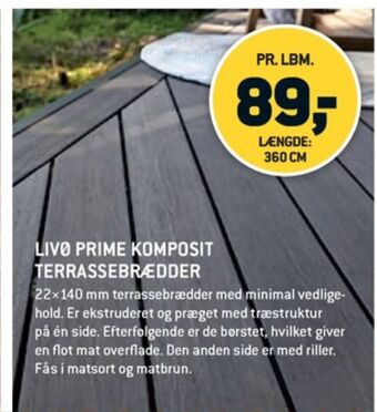 XL-BYG Ukendt terrassebrædder tilbud