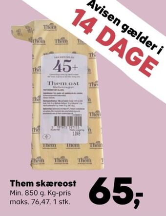 Them ost skæreost