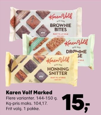Kvickly Karen volf kager tilbud