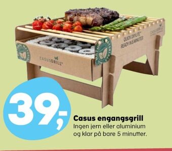 Kvickly Casusgrill engangsgrill tilbud