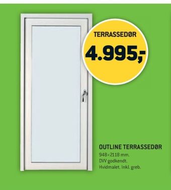 XL-BYG Outline dør tilbud