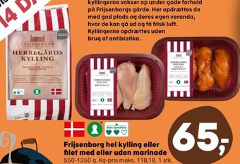 SuperBrugsen Frijsenborg kylling tilbud