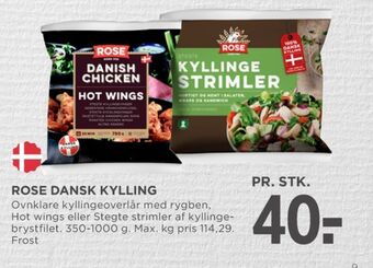 MENY Rose kyllingestrimler tilbud