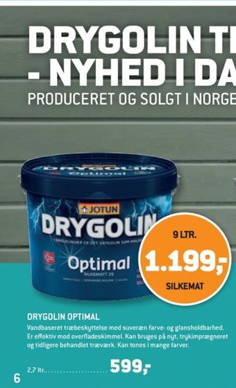 XL-BYG Drygolin træbeskyttelse tilbud