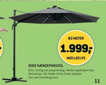 XL-BYG Outrium parasol tilbud