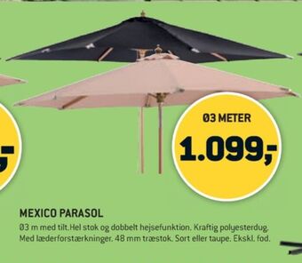 XL-BYG Outrium parasol tilbud