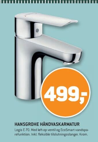 XL-BYG Hansgrohe håndvaskarmatur tilbud