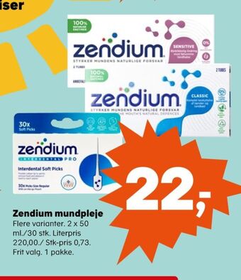 SuperBrugsen Zendium tandpasta tilbud