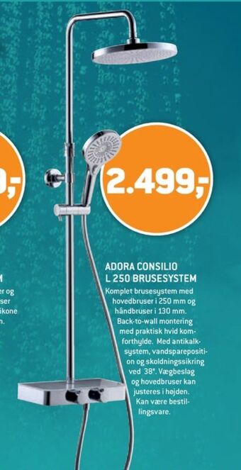 XL-BYG Adora brusestangsæt tilbud