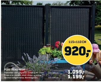 XL-BYG Plus havehegn tilbud