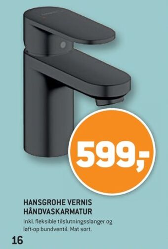 XL-BYG Hansgrohe håndvaskarmatur tilbud